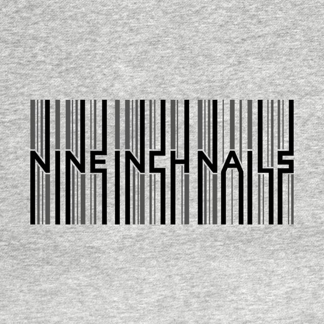 Nine Inch Nails Barcode - Dark by jeffective